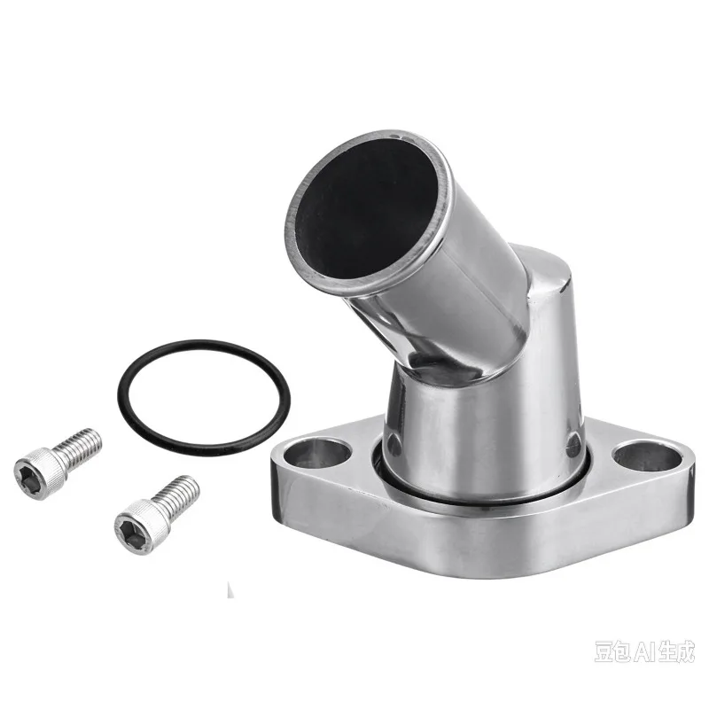 Suitable for Chevrolet Engine Intake Manifold Hose, Water Connection Thermostat Cover 45 ° 135 °
