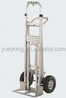 

3 in 1 Aluminum Hand Trolley Aluminum Convertible 3 in 1 Hand Truck