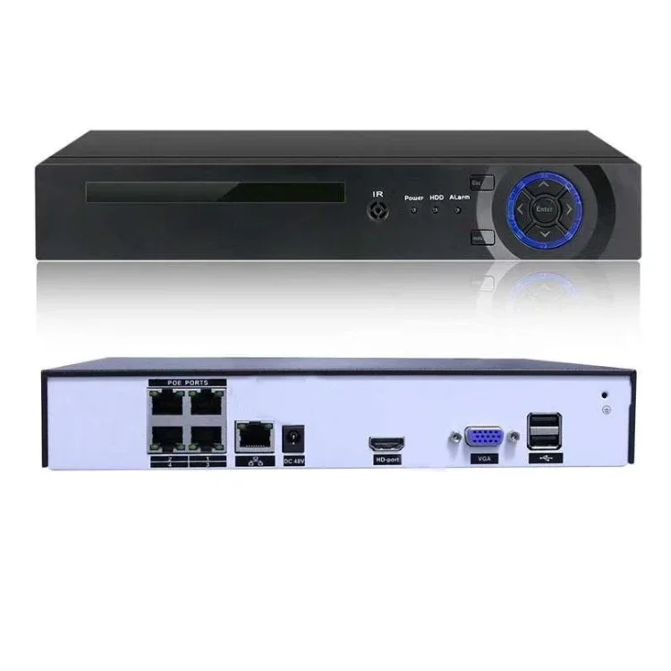 4 Channel  8mp 4k IP Camera Outdoor Surveillance Camera System CCTV POE Ethernet