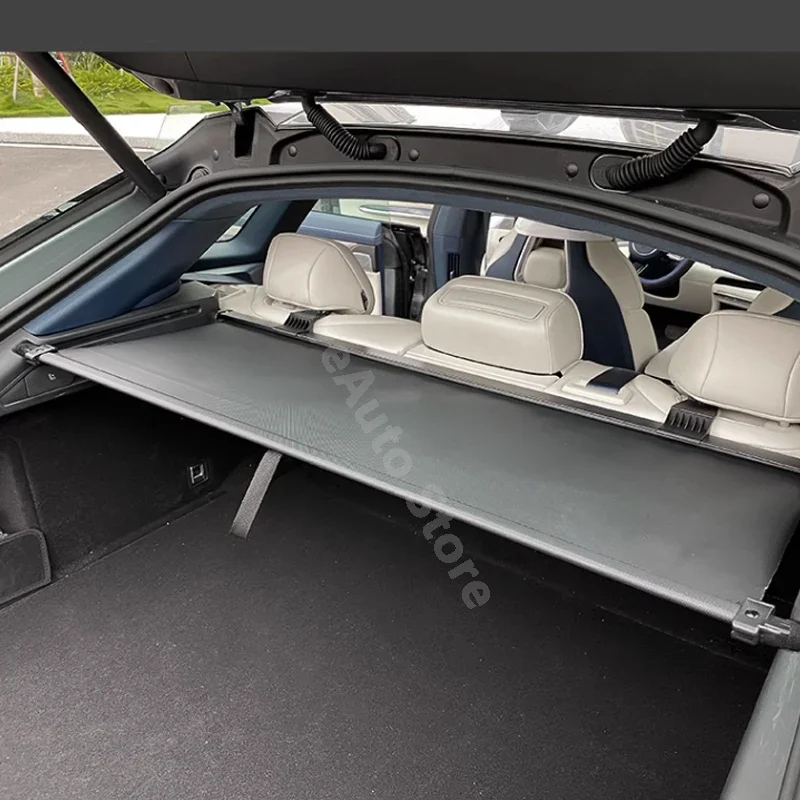 

For Zeekr 001 2022 2023 Car Curtain Rear Trunk Partition Curtain Partition Rear Storage Multifunctional Protection Accessories