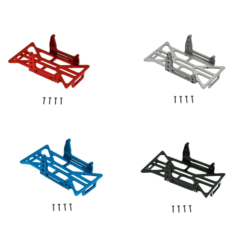 For Axial SCX24 90081 AXI00001 1/24 RC Crawler Car Metal Battery Tray Holder Bracket Frame Upgrade Parts Accessories