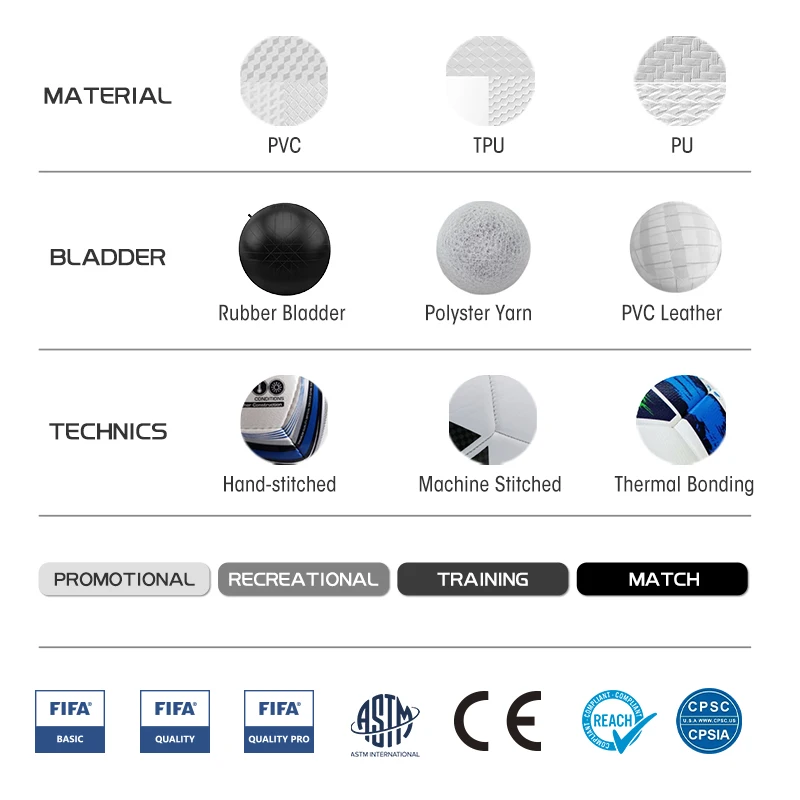 كرات كرة قدم احترافية للتدريب الرياضي مقاس رسمي 5 من مادة البولي يوريثان كرات قدم مخيطة في الهواء الطلق