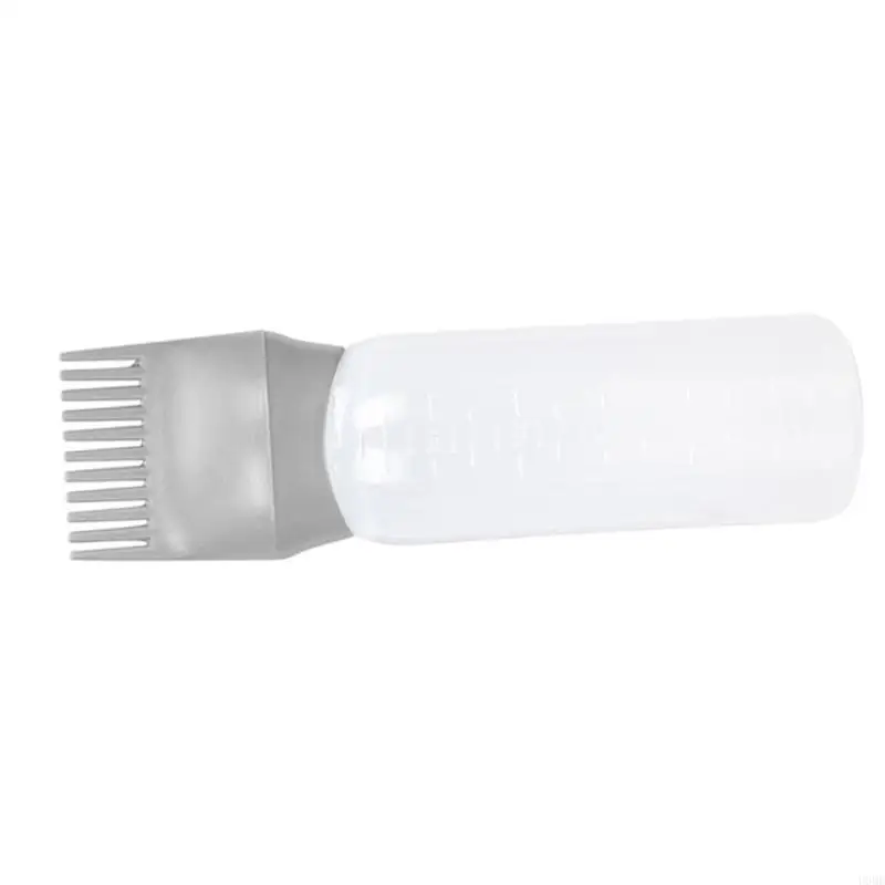 U0DE Butelka aplikatorem do grzebienia nasady Farba do włosów Aplikator Pędzel Butelka aplikatorem do włosów