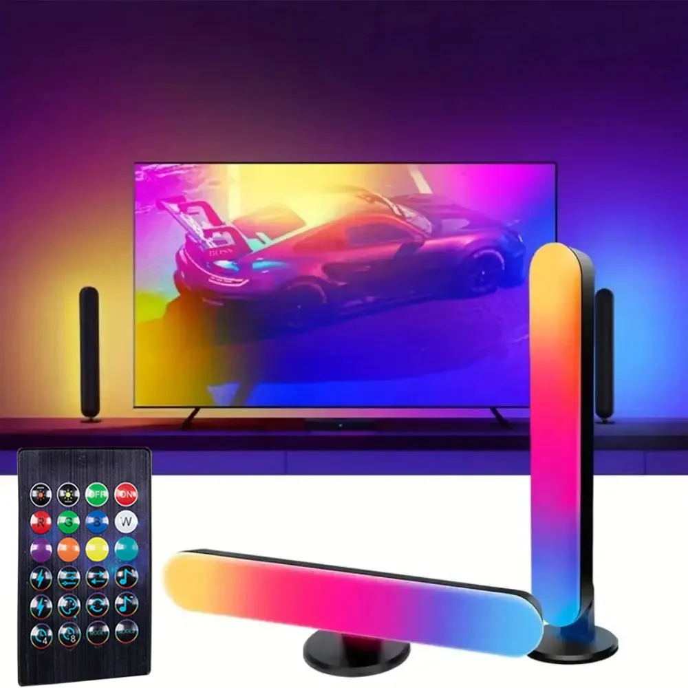 

USB светодиодная панель RGB с изменением цвета подсветка телевизора удаленная симфония атмосфера световые полосы музыкальный ритм окружающий звукосниматель лампа декор
