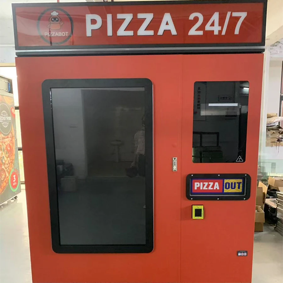 Customized Fast Food Pizza Vending Machine Brands Vending Machines For Sale Europe Commercial Full Automatic Vending Outdoor