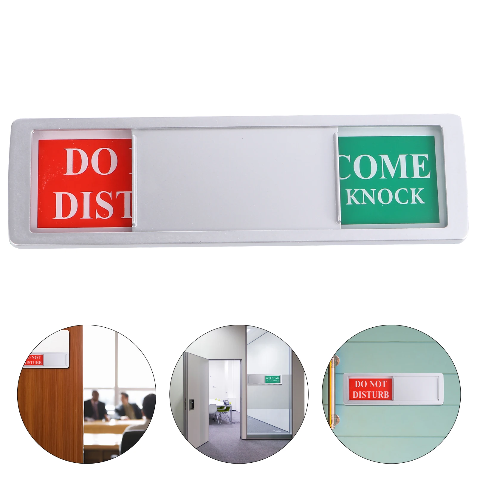 Sign Do Not Disturb Door Privacy Office Indicator Please knock Slider Welcome Signs Conference Occupied Plaque Restroom Hotel