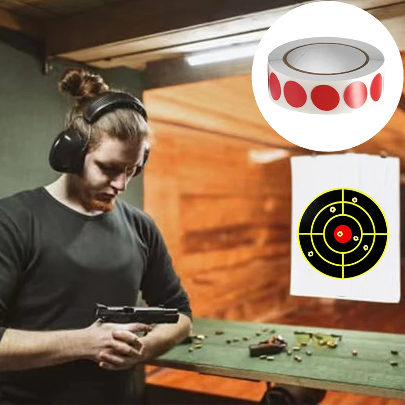 Etichette adesive per punti con codice colore rotondo da 0,75 pollici per bersagli di allenamento per tiro con l'arco e caccia con arco