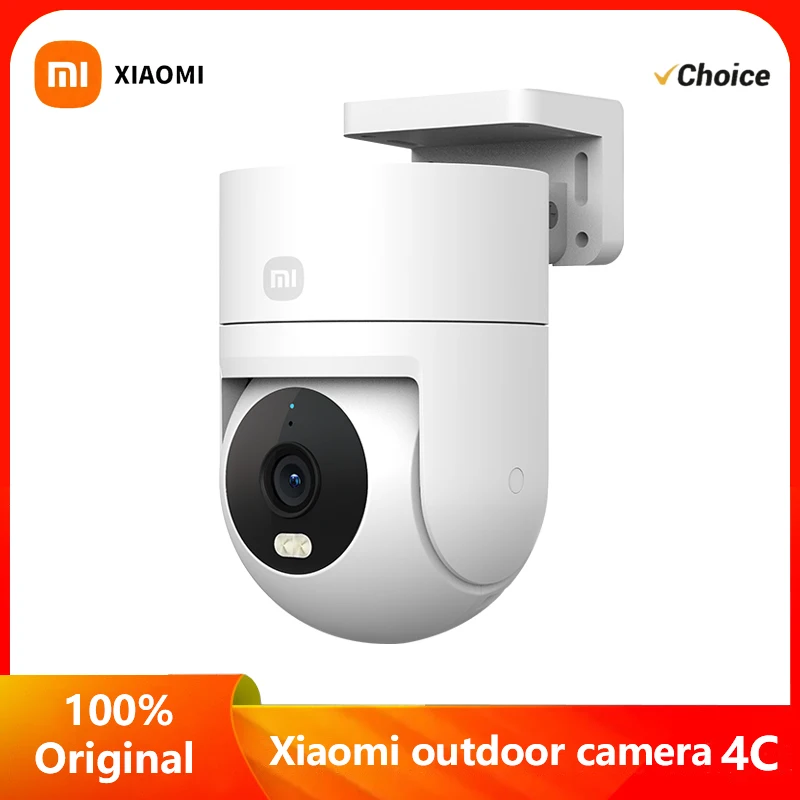 Xiaomi Outdoor Camera 4C 5 Megapixel Full-color Night Vision IP66 Waterproof Bidirectional Gimbal Wifi 6 Humanoid Tracking