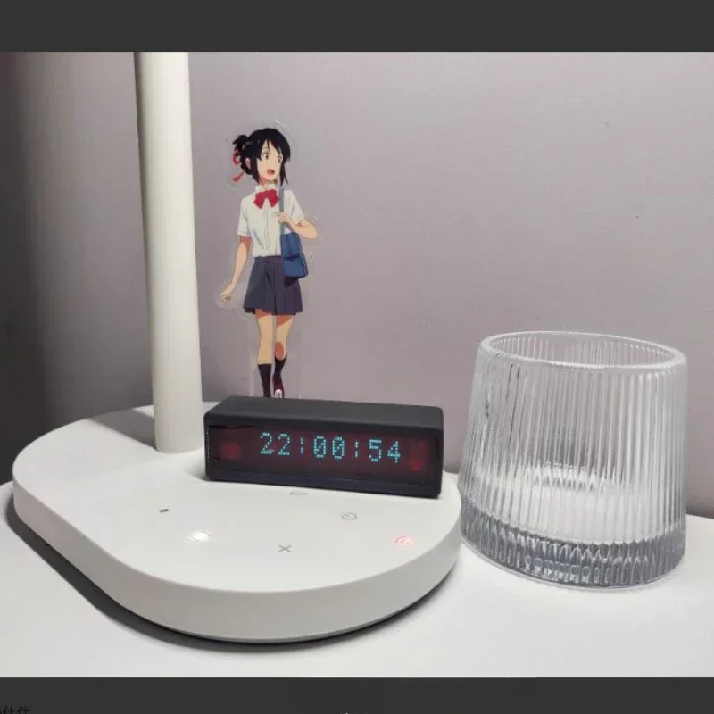 NIEUW DIY Desktop Netwerk Kloktemperatuur Intelligent ontwerp VFD High-definition display