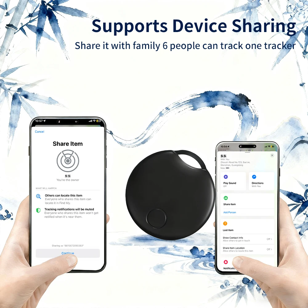 미니 스마트 태그 비욘드 블루투스 트래킹 파인더 애플 파인드 마이 iOS 전용 키 가방 배낭 아이템 로케이터 장치