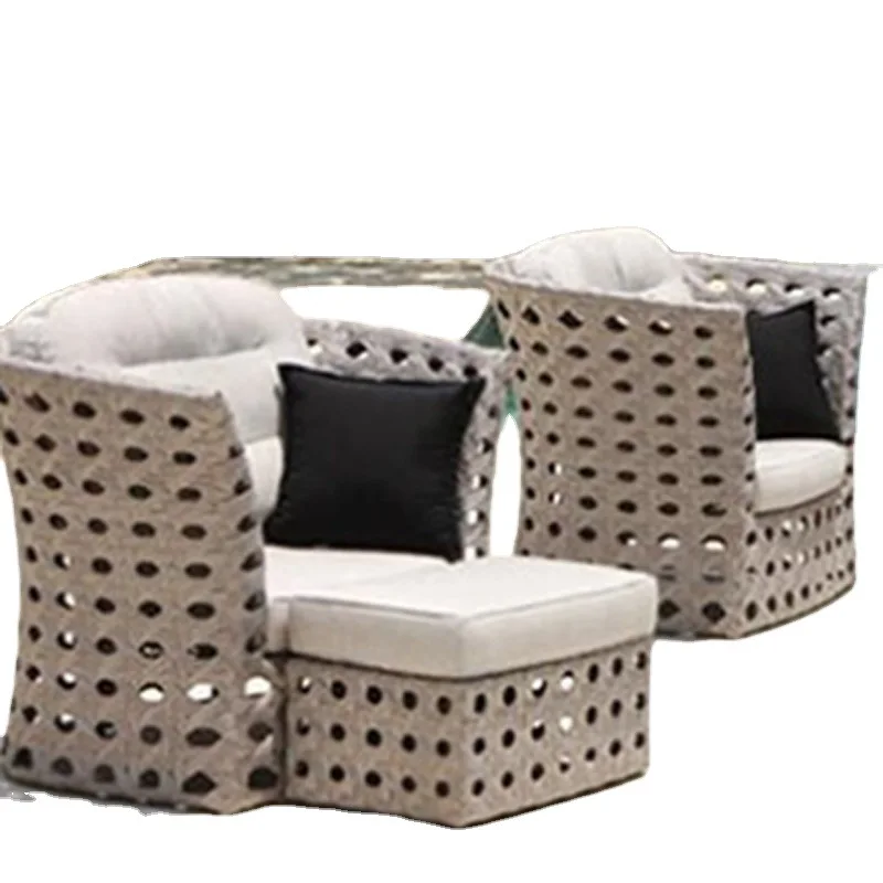 

Outdoor sofa rattan courtyard garden furniture rattan chair sun protection waterproof rainproof