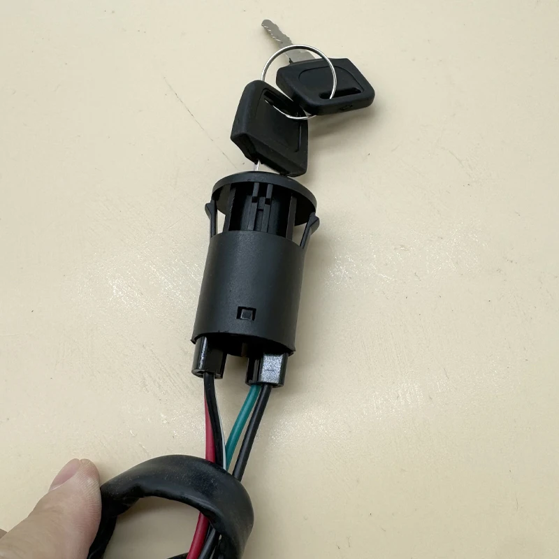 1pcs Motorcycle Ignition Switch Key With 4 Wires Start Switch Door Locks For ATV Suzuki Honda YAMAHA 50cc-250cc