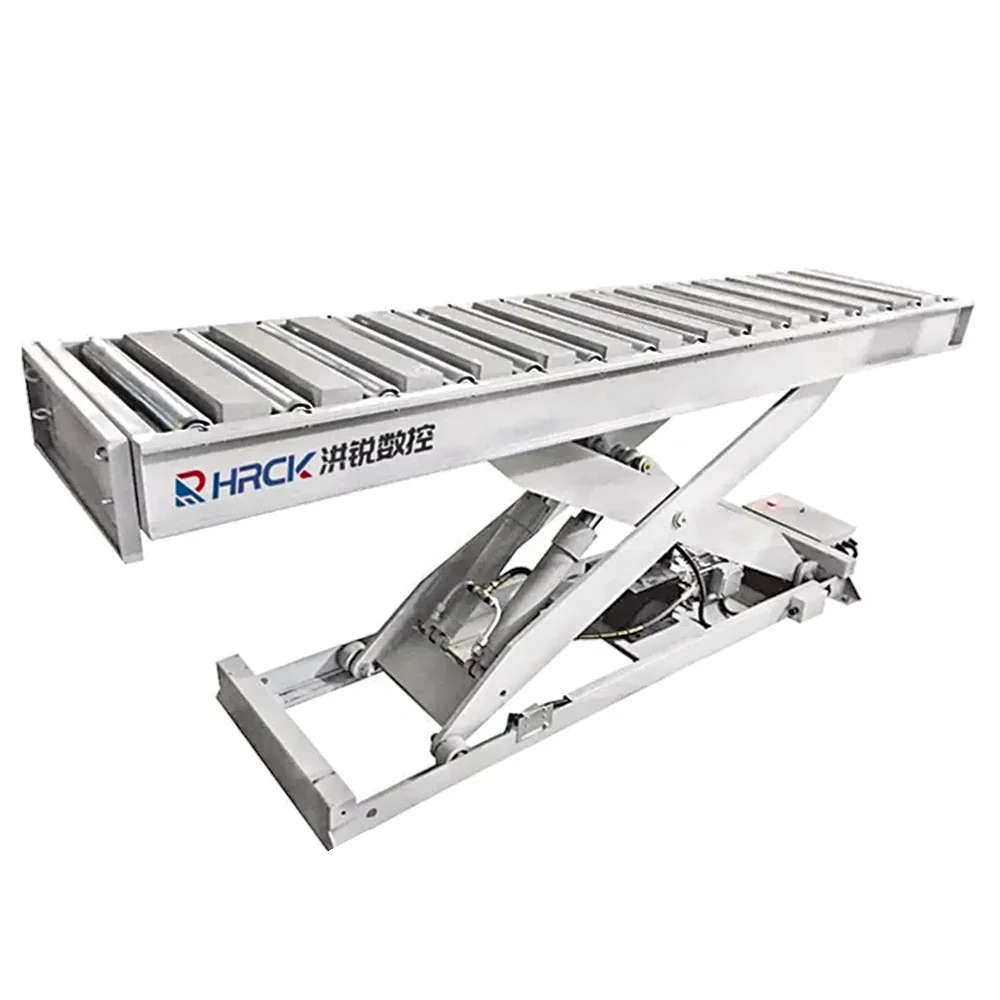 Piattaforma di sollevamento Hongrui Mini sollevatore portatile Tavolo elevatore elettrico idraulico Piattaforma da lavoro Sollevatore a forbice