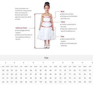 Babyonline-erzeugte Blumenmädchen komprides Mango mit Bogen, weißem Elfenbein, Tüll, Erste Kommunion, Ehrenliebe, Ehrenliebe, Hochzeits Gast 12 Hauptverkäufe weißes Kleid für Mädchen 10 Jahre - №5