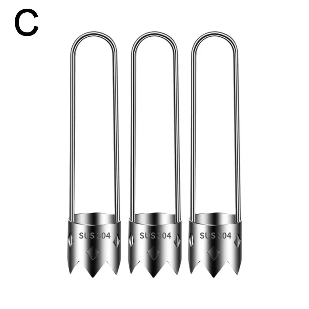 Excavadora de granos de acero inoxidable, eliminador de granos de pimienta, removedor de excavación de verduras, herramienta para granos de frutas, cocina y herramientas de semillas L1V2