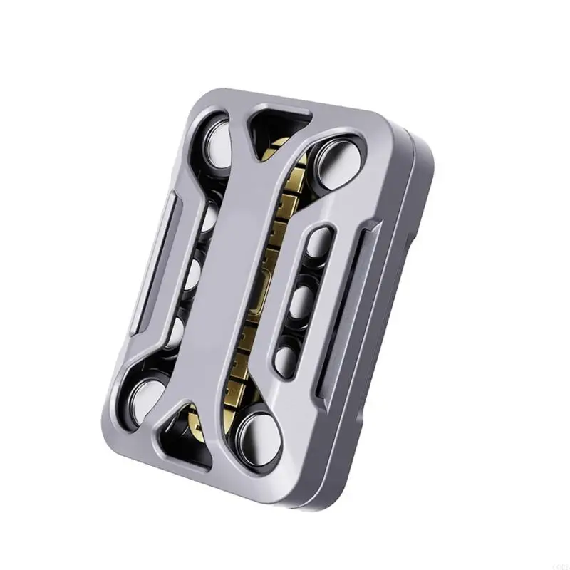 CORB Unlimited Position Stress Slider Coin Push Card Finger Spinner Toy For Adult