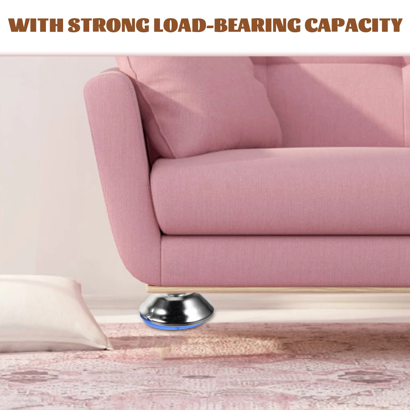 8 قطع من أدوات تسوية الأثاث شديدة التحمل، مثبتات طاولة مضادة للصدأ قابلة للتعديل، أدوات تسوية الأثاث المنزلية القابلة للتعديل #4