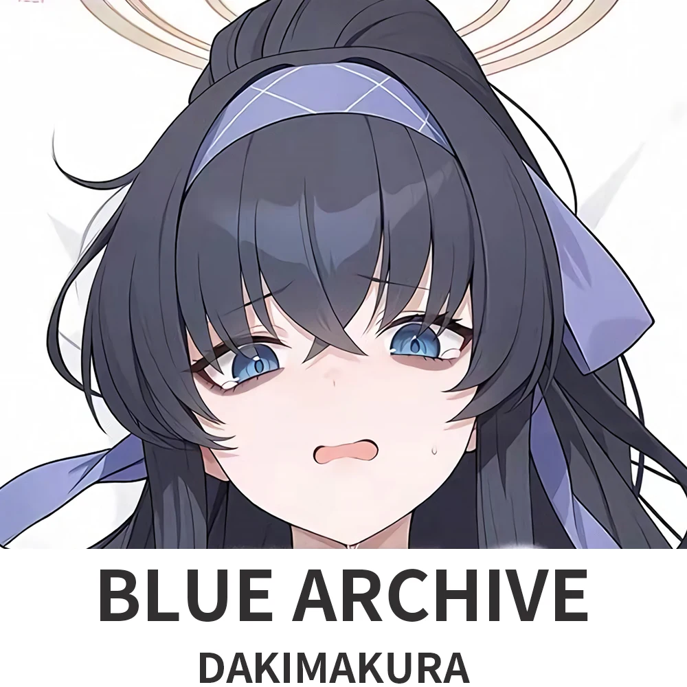 Kozeki Ui  Dakimakura 2WAY Hugging Body Pillow Case Blue Archive Anime Pillow Cushion Cover