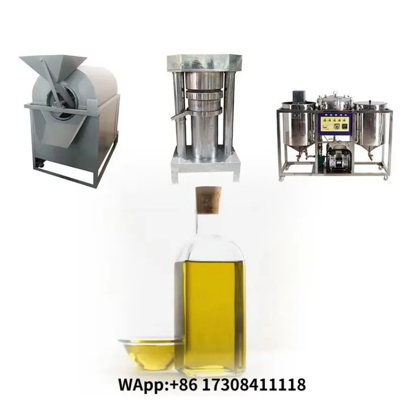 Small Scale Edible Oil Refinery Corn Oil Production Line Olive Oil Hydraulic Press