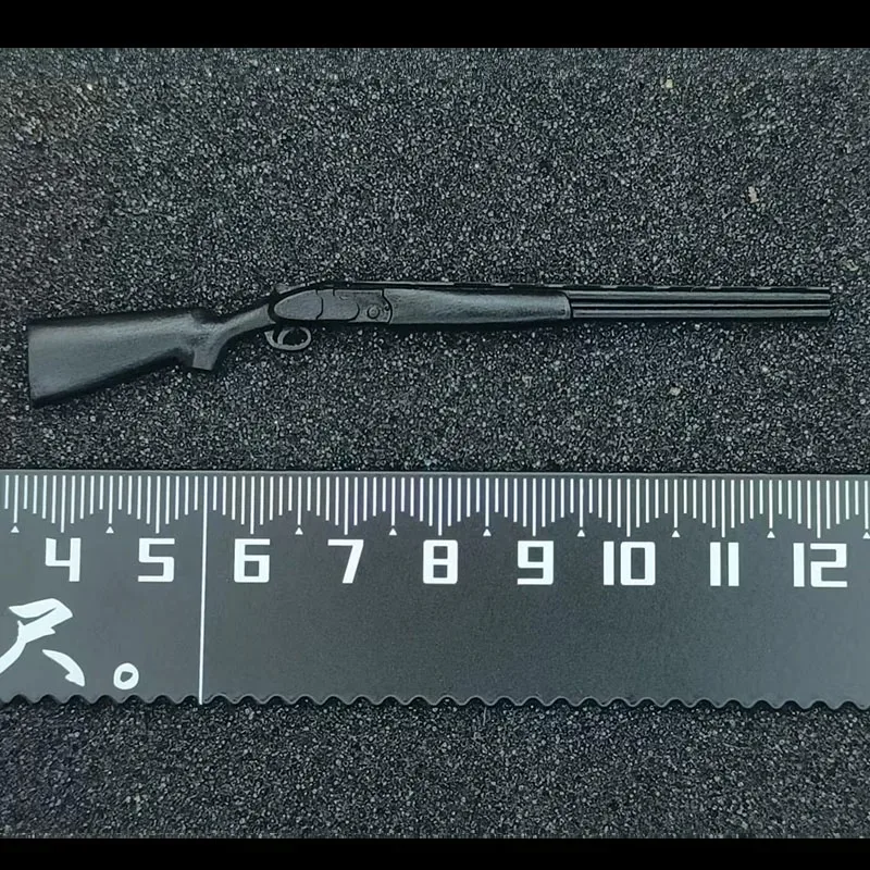 1/12 Scale Action Figures Miniature Black Gun Model for 6