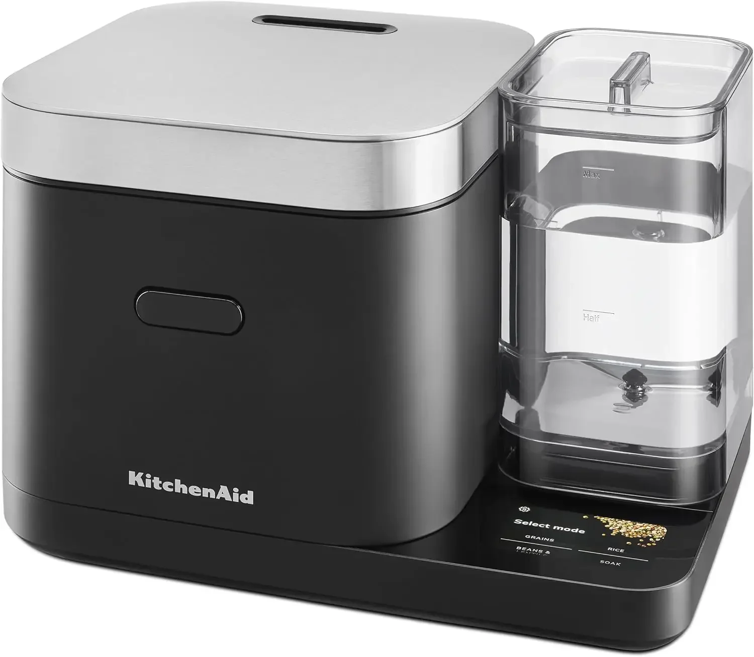 KitchenAid Graan- en rijstkoker 8-kops met automatisch detecterende geïntegreerde schaal + watertank, KGC3155BM