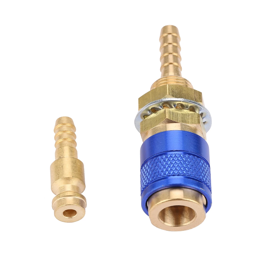 

Brass M6 Gas/Water Quick Connector for MIG TIG Welder Torch Fitting For Welding Torch