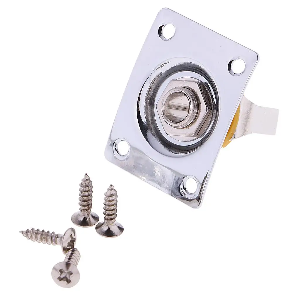 Прямоугольная розетка с винтом для электрической бас-гитары