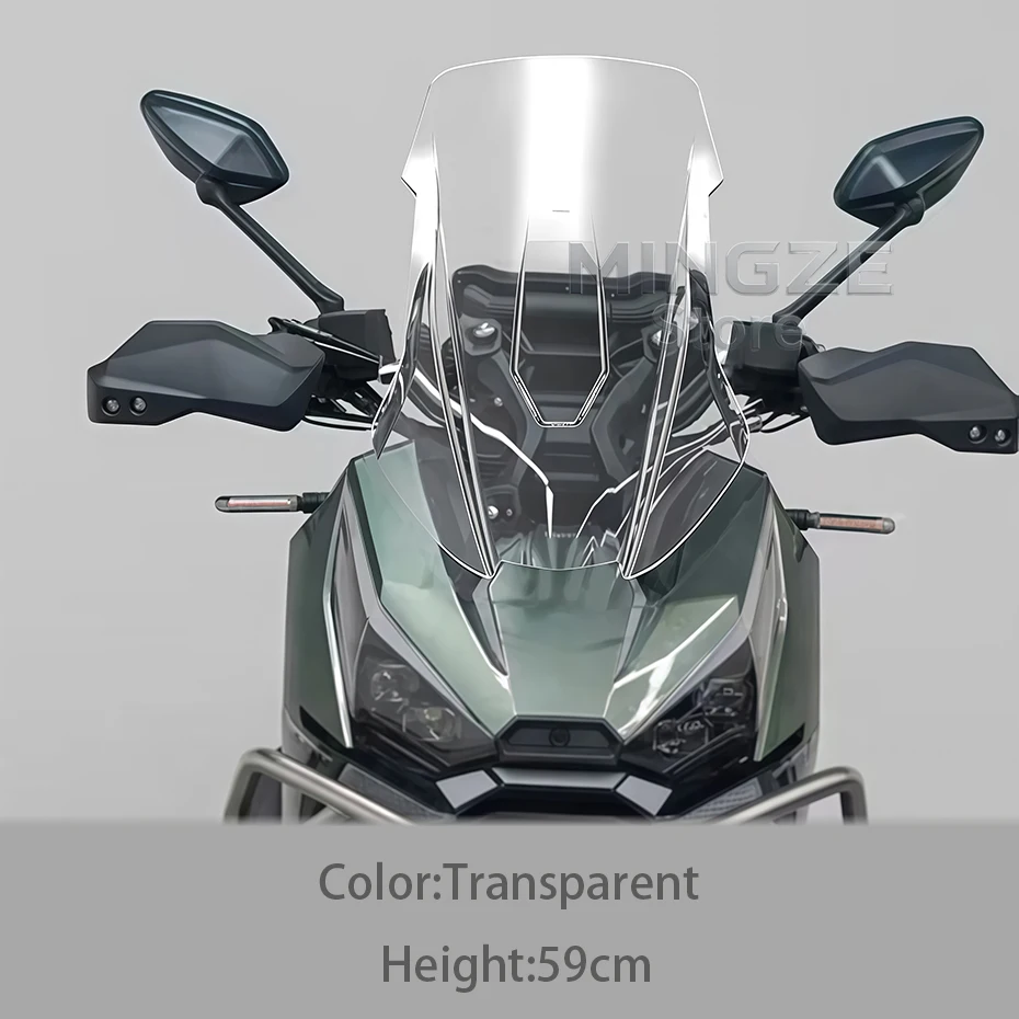 Motorrad Windschutzscheibe Modifikation Höhe Vorne Regen Schild Windabweiser Zerstörungsfreie Installation Für ZONTES 368G 368G – Detail 11