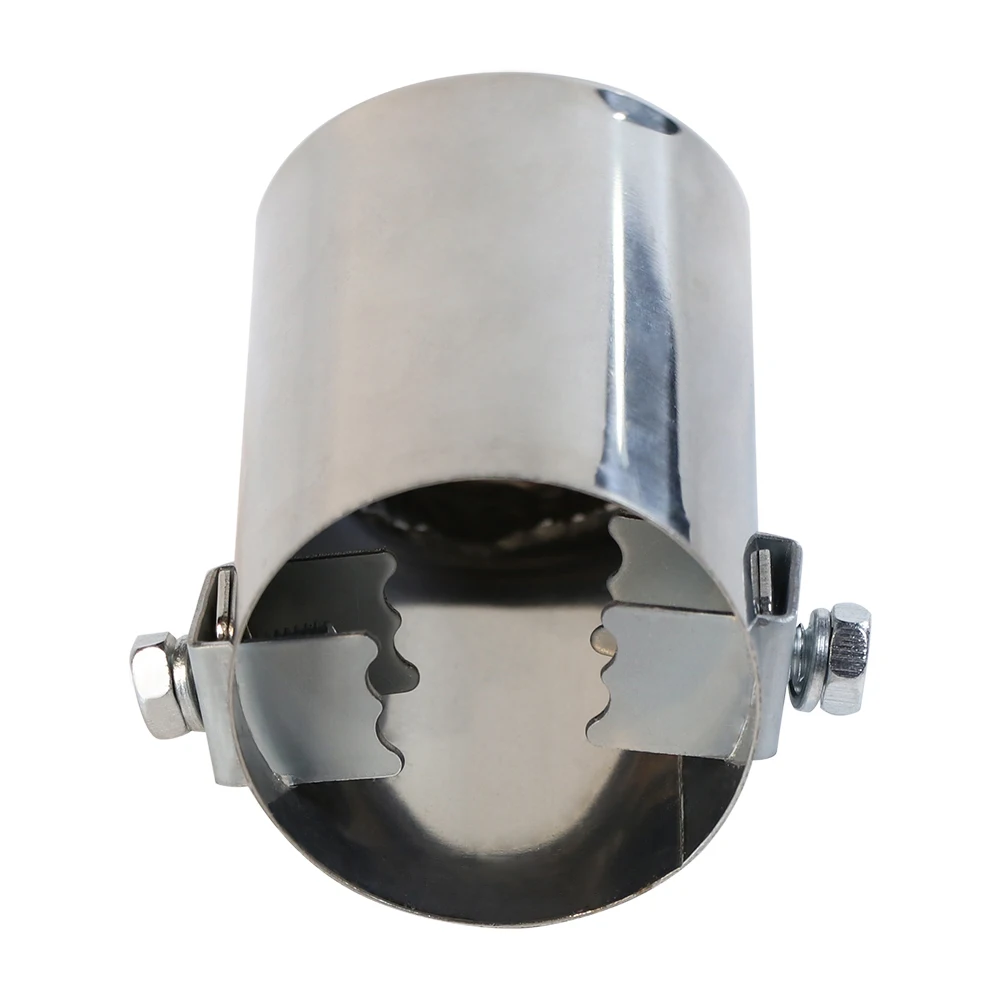 High Quality Car Auto Vehicle Chrome Exhaust Pipe Tip Muffler Steel Stainless Trim Tail Tube Silencer Dropshipping