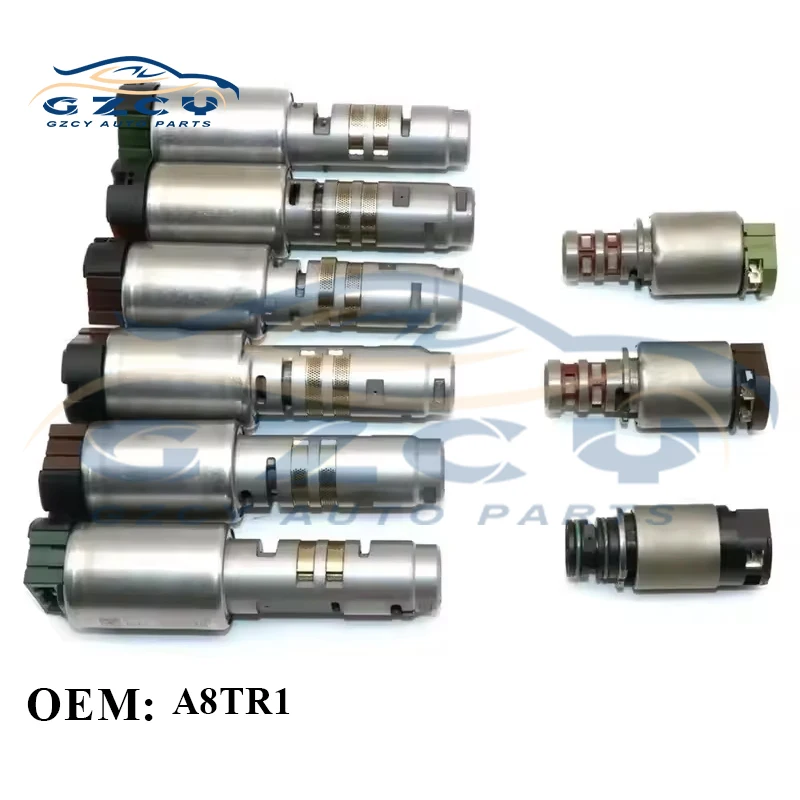 High quality 9PCS  A8TR1  8-speed Transmission Solenoid Valve Kit Suit For Mohave Borrego GENESIS EQUUS