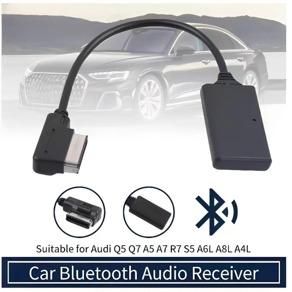 Hi-Fi Wireless Bluetooth Music Adapter Cable For Audi AMI Multimedia Interface view 4