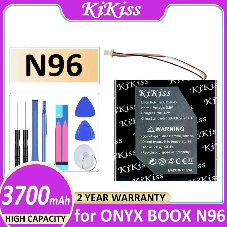

E - Book Reader Battery Safe For Onyx Boox N96 Carta+ e-Book 3700mAh
