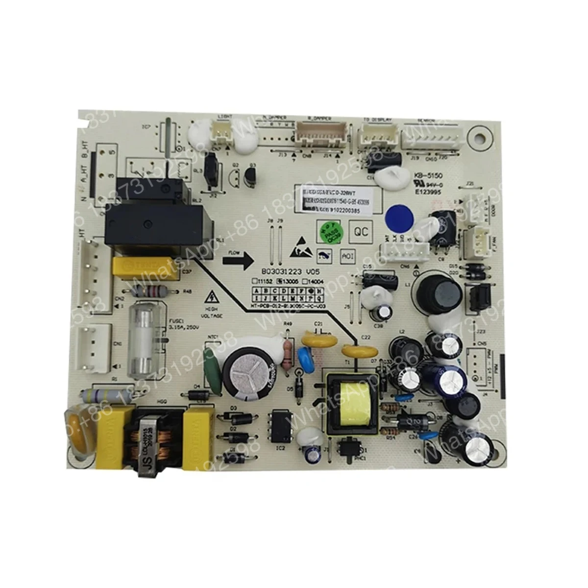 冷蔵庫コンピューターボード-bcd-326wt-326wrx1dy-マザーボード-1611540-電源ボード
