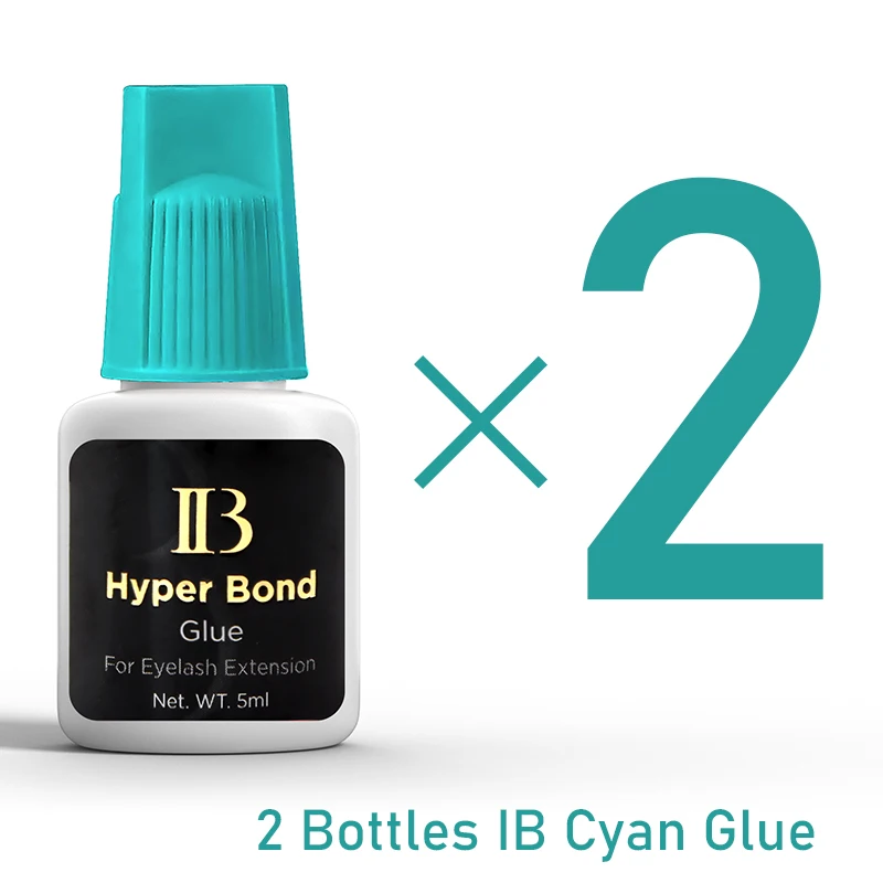 

2 Bottles IBeauty Hyper Bond Cyan Cap 5ml 0.5Sec for Eyelash Extensions Glue Makeup Tools Korea Beauty Health Shop Quick Drying