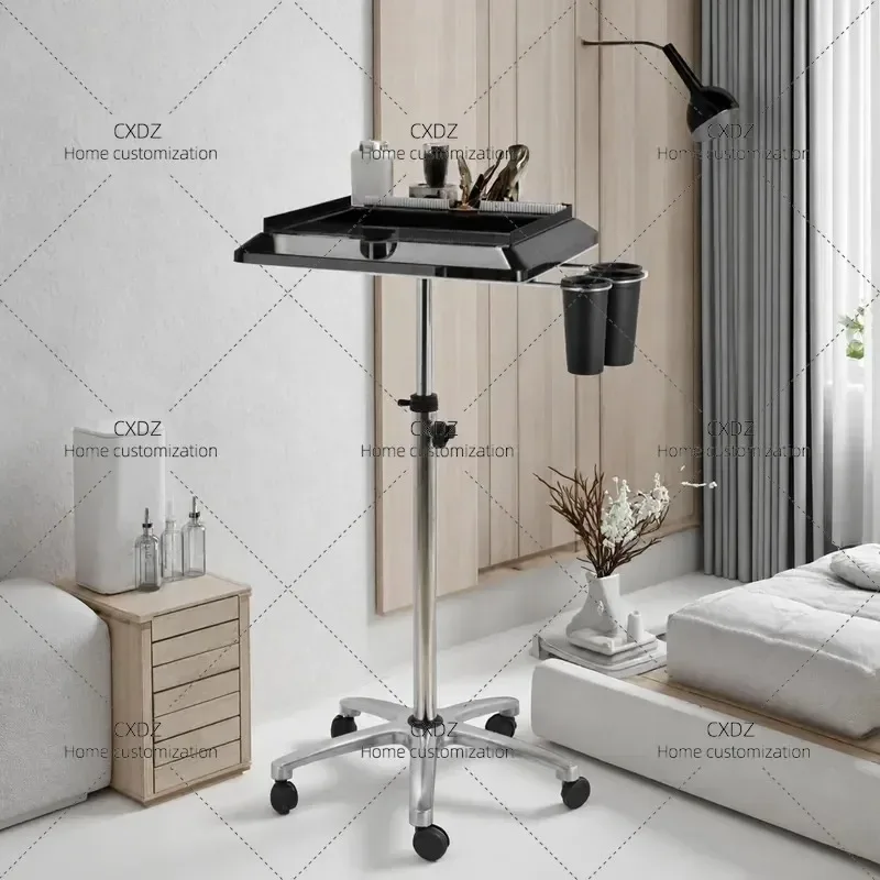 Modern Simple Mobile Storage Cart for Hair Salon Barber Shop Tool Tray Cross Border Dedicated Factory Direct Sales