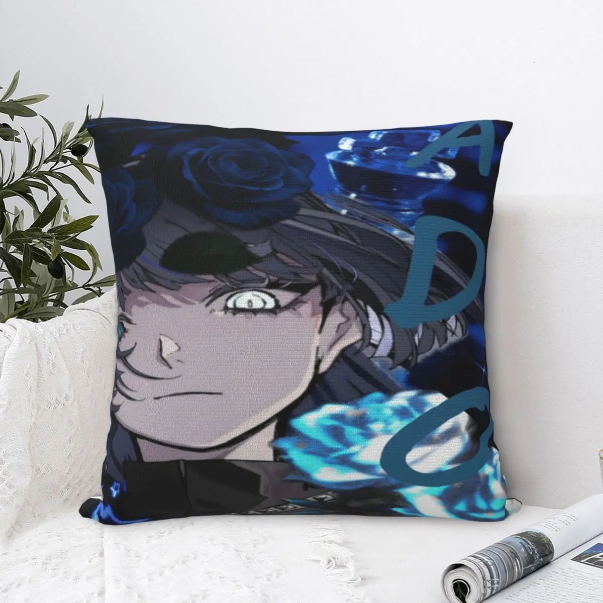 Trendy Living Room Ado WORLD TOUR Hibana｠Decoration Pillowcases Stuff Pillow Cover Zippered Multi Size
