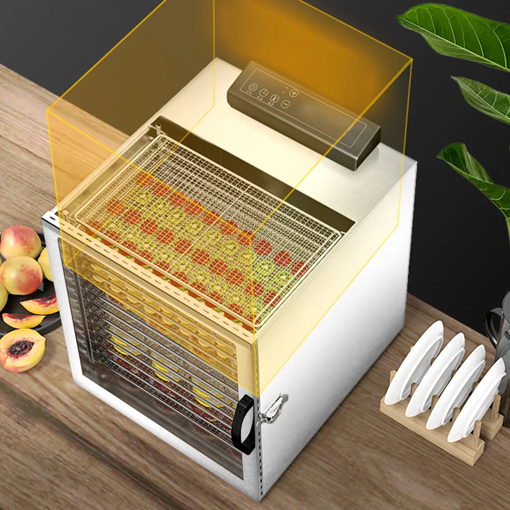 14-слойный дегидратор для пищевых продуктов и фруктов, умная сушилка для корма для собак, бытовая сушилка для фруктов для овощей