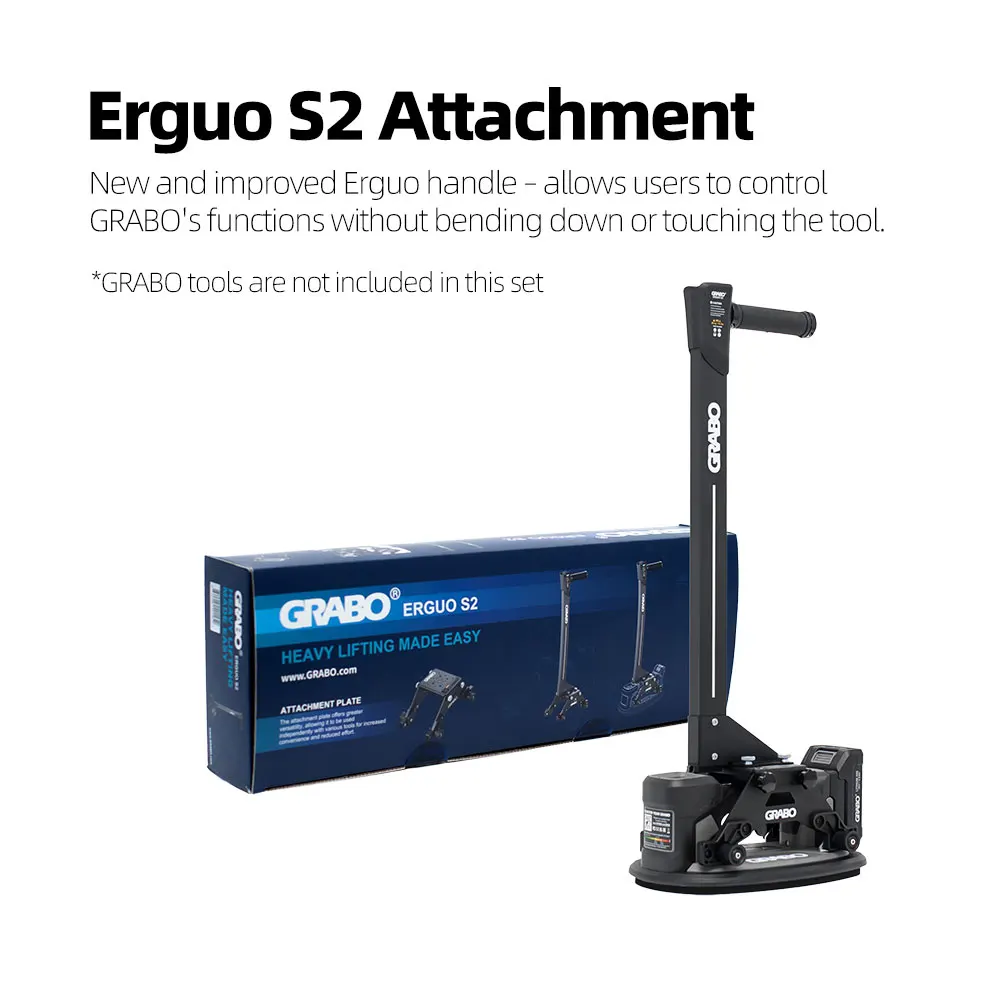 Quick Attach Arm Heavy Material Handling Positioning Tool Vacuum Lifter Accessory Erguo Long Reach Arm Compatible for GRABO