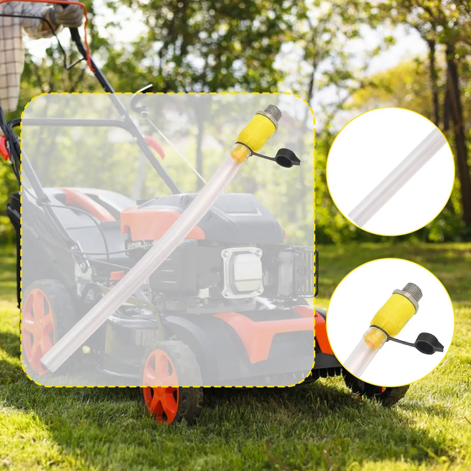 

Lawn Mower Oil Drain Valve Lawn 125-508 Patio Supplies Accessories with Hose for 25 462 08 181654 532428287 25 755 14 951-10517A