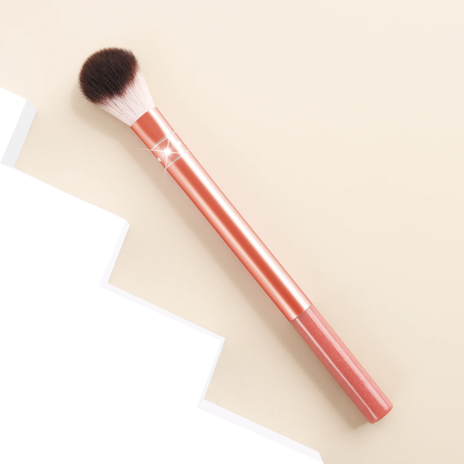 Brocha de maquillaje para sombra de ojos individual, colorete en polvo, nueva brocha de maquillaje de tubo largo, experto de belleza, brocha de maquillaje de tubo largo de pelo de nailon