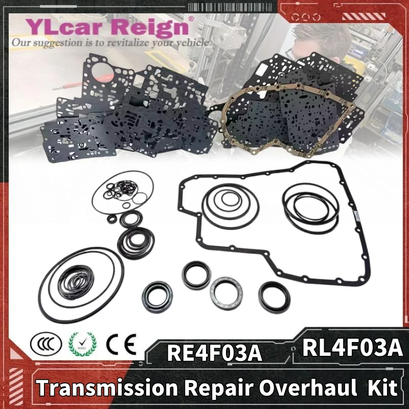 RE4F03A RL4F03A Automatic Transmission Gearbox Gasket Oil Seals Repair Rebuild Overhaul Kit For Nissan Bluebird Car Accessories