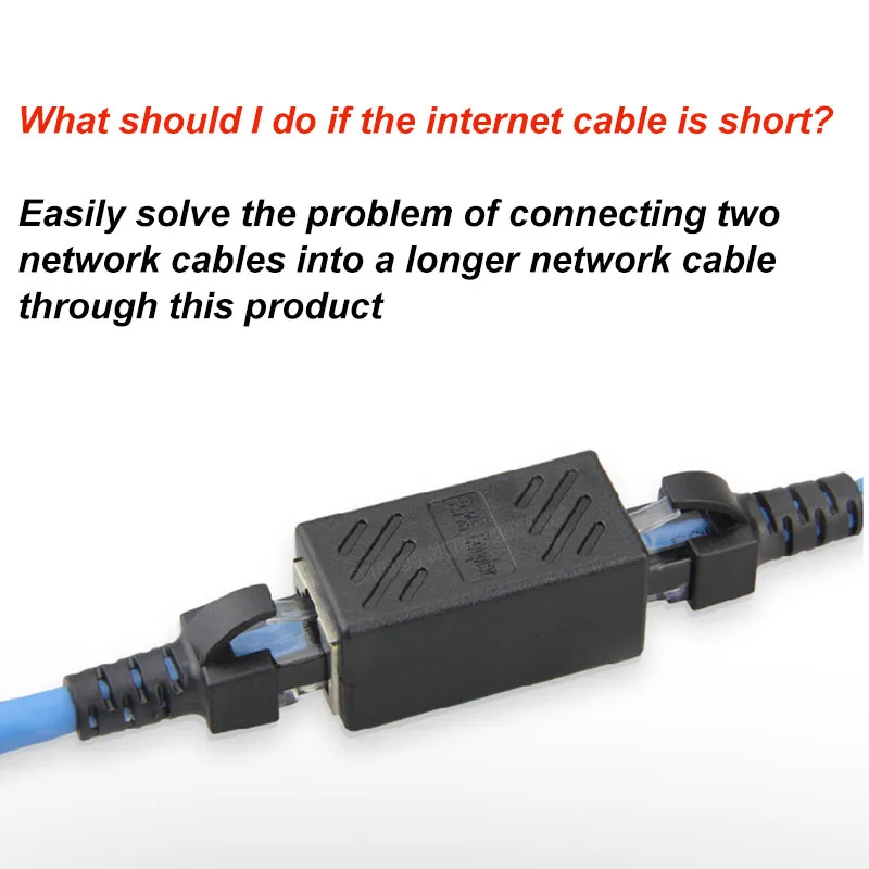 

Industrial IP67 Waterproof RJ45 Straight Through Coupler, In-Line Ethernet Cable Extender Connector for Outdoor CAT5/6/7 Network
