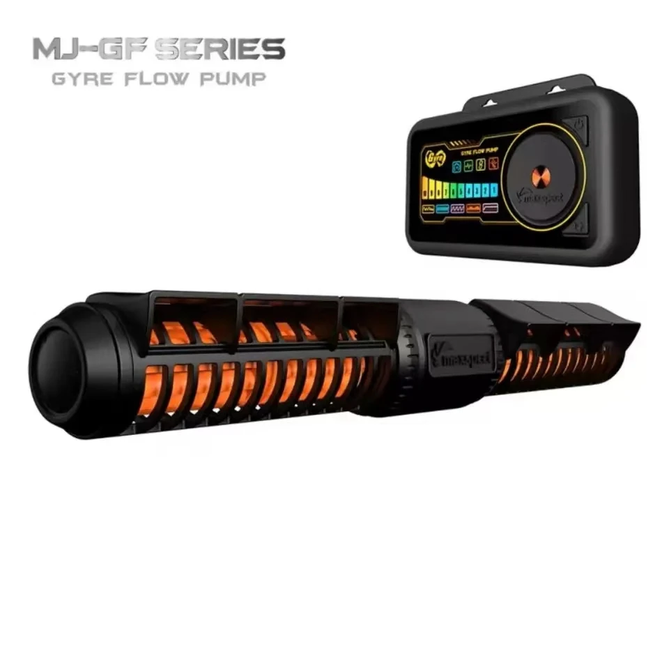 Jump MJ-GF308 316 Colorful Crossflow Saltwater Aquarium Wavemaker Pump with Controller for Marine Coral Reef Fish Tank