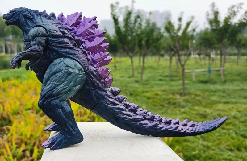 2024 New Godzilla VS King Kong Action Anime Figurie Large Godzilla King Ghidorah Soft Glue Monster Doll Model Ornaments Toys