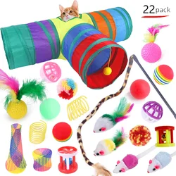 Cat Toys Mouse Shape Balls Foldable Cat Play Tunnel Kitten Tower Funny Cat Tent Pet Supplies  for Indoor Cats