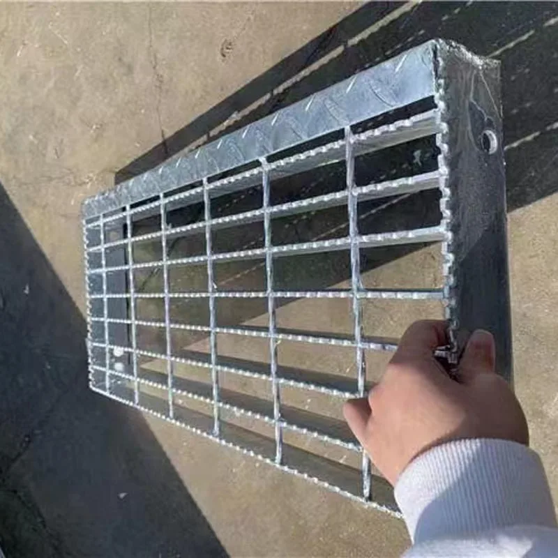 Stairs step steel grating, steps anti-skid building stairs walk steel ladders