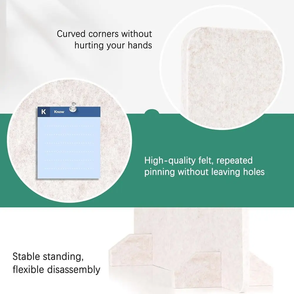 DOLLAR BOSS 2 قطعة فواصل مكتبية صوتية 24 بوصة × 20 بوصة، لوحات خصوصية قائمة بذاتها عازلة للصوت للطاولة، جزء سطح المكتب لتقليل الضوضاء #4