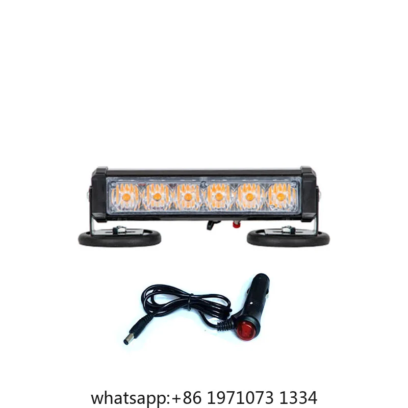 Rechargeable traffic warning lights, LED flashing, road vehicle ceiling construction, night flashing signal lights, obstacle lig