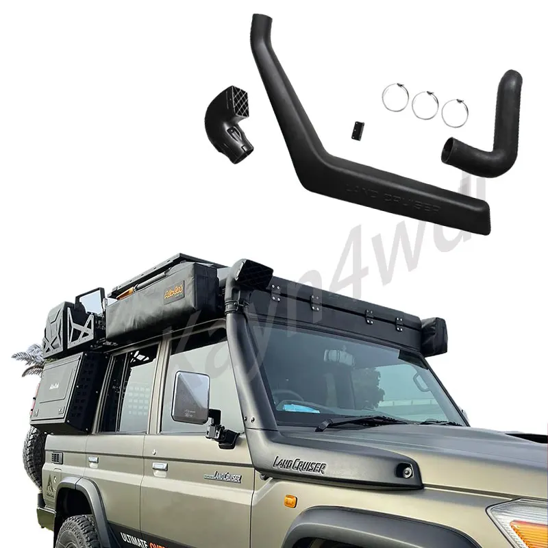 Off Road 4x4 Car Accessories Snorkel Kit For 2007+ TOYOTA Lander Cruizer LC76 71 73 75 78 79 Auto Parts Wading Breath Hose Pipe