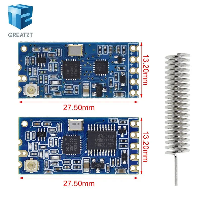 GREATZT 433Mhz HC-12 SI4463 Wireless Serial Port Module 1000m Replace Bluetooth NEW